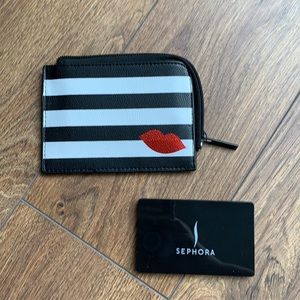 Sephora make up bags/pouches (3) and mirror